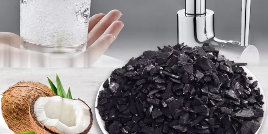 Carbon activado de cascara de coco para purificar el agua 1