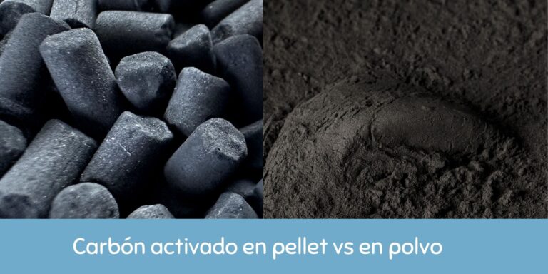 Carbon activado en pellet vs en polvo