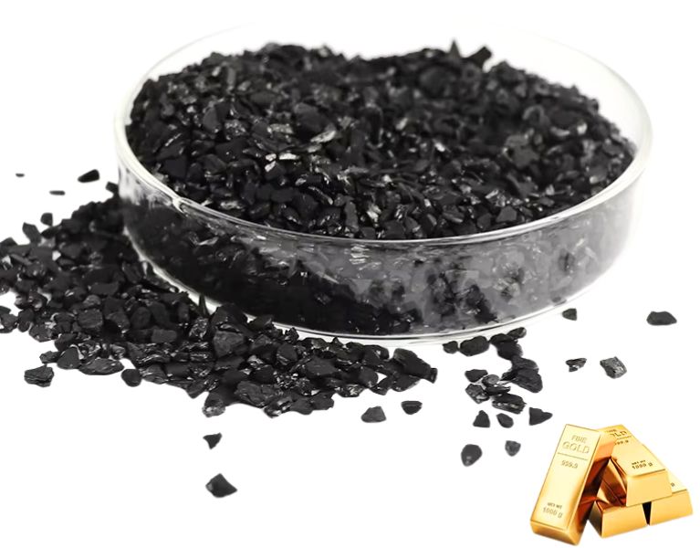Carbon activo de alto rendimiento para la recuperacion de oro