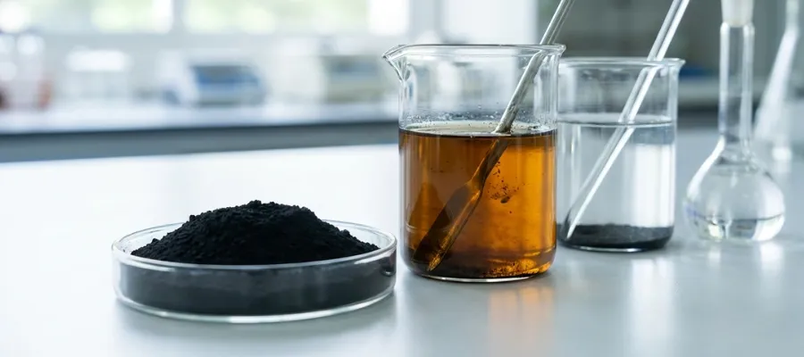 Carbon activado para la decoloracion de la glucosa