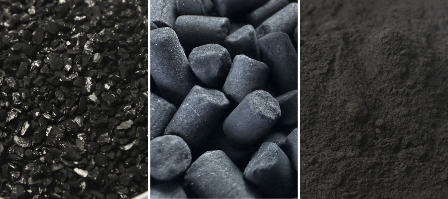 La calidad y el tipo de carbon activado