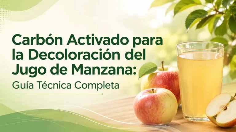 Carbon Activado para la Decoloracion del Jugo de Manzana