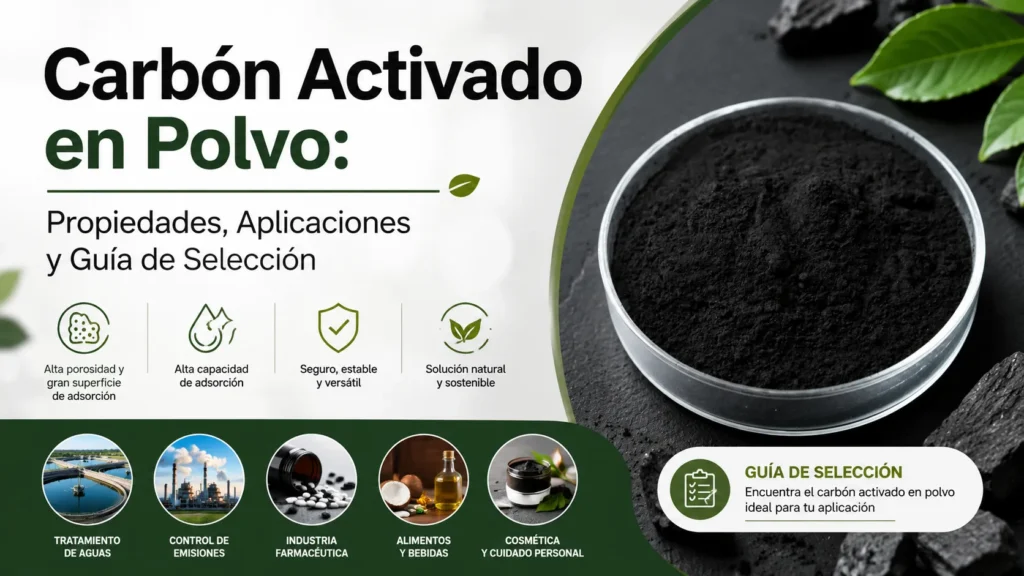 Guia completa sobre el carbon activado en polvo