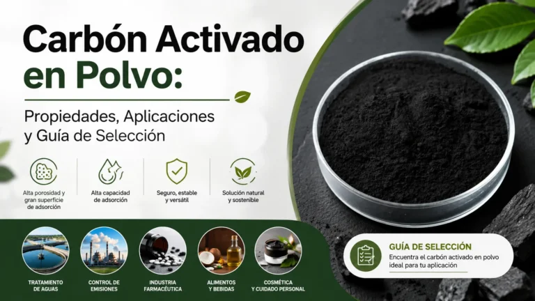 Guia completa sobre el carbon activado en polvo